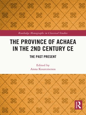 cover image of The Province of Achaea in the 2nd Century CE